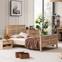 Hanah Home Cama Individual Polo Marrón